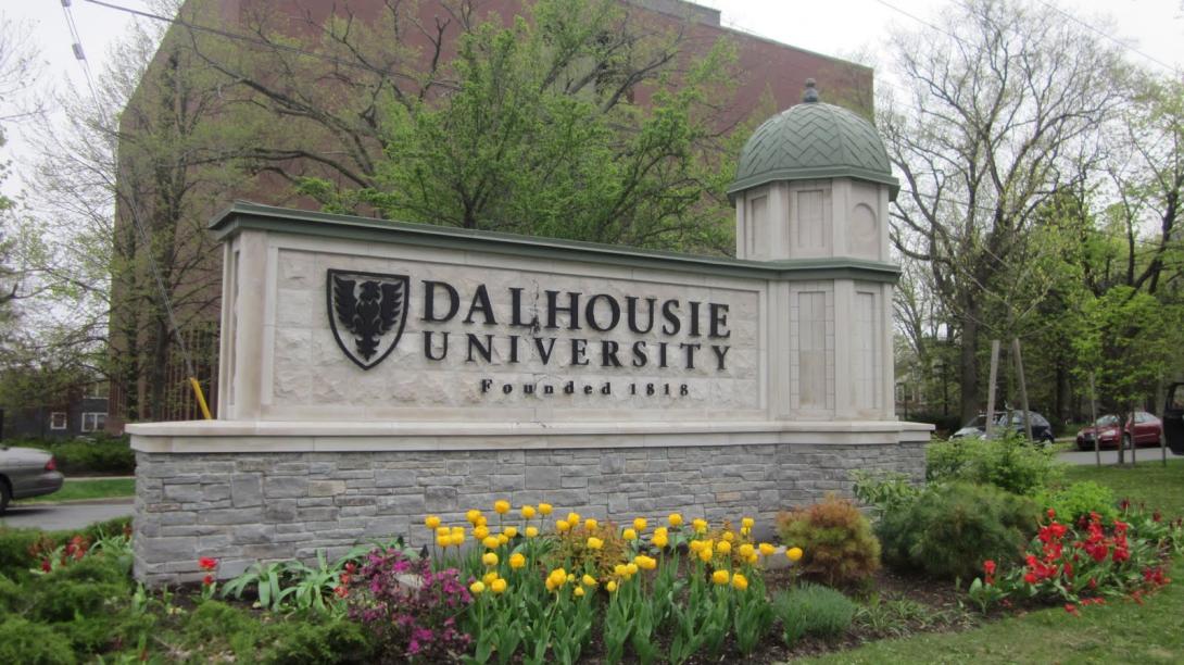 The Dalhousie University Sign