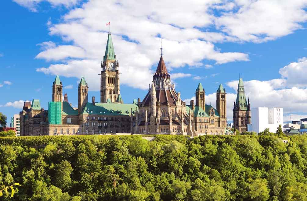 Image of Canadian parliament hill